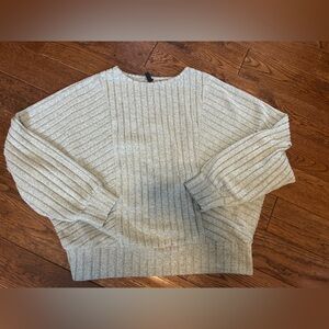 Cozy Ribbed Women's Sweater - sage green